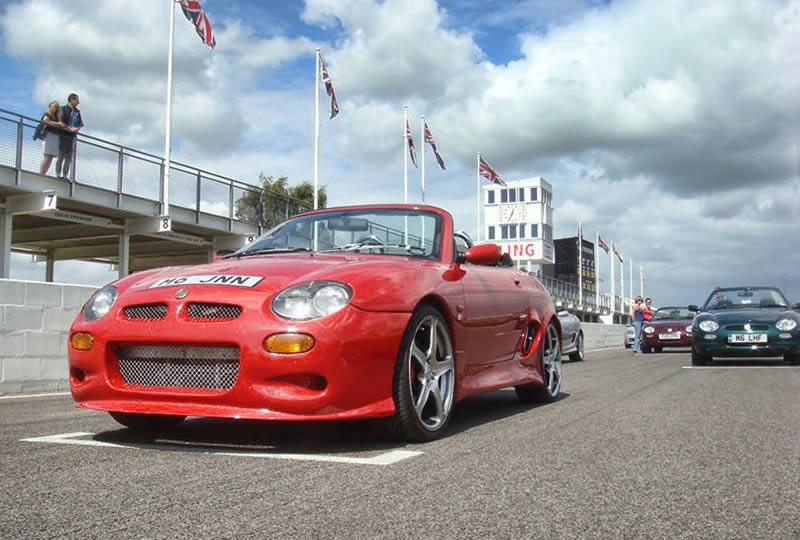 The 'Rough Luck' MGF at Goodwood